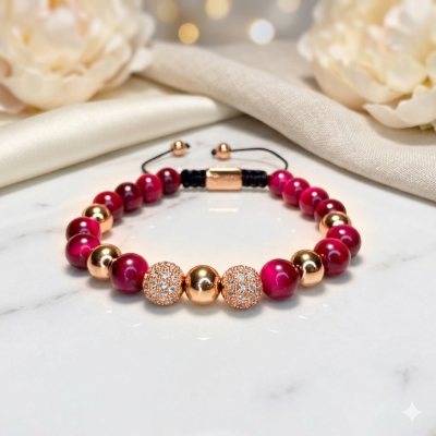 Fuksijas tīģeracs luksus aproce sievietēm